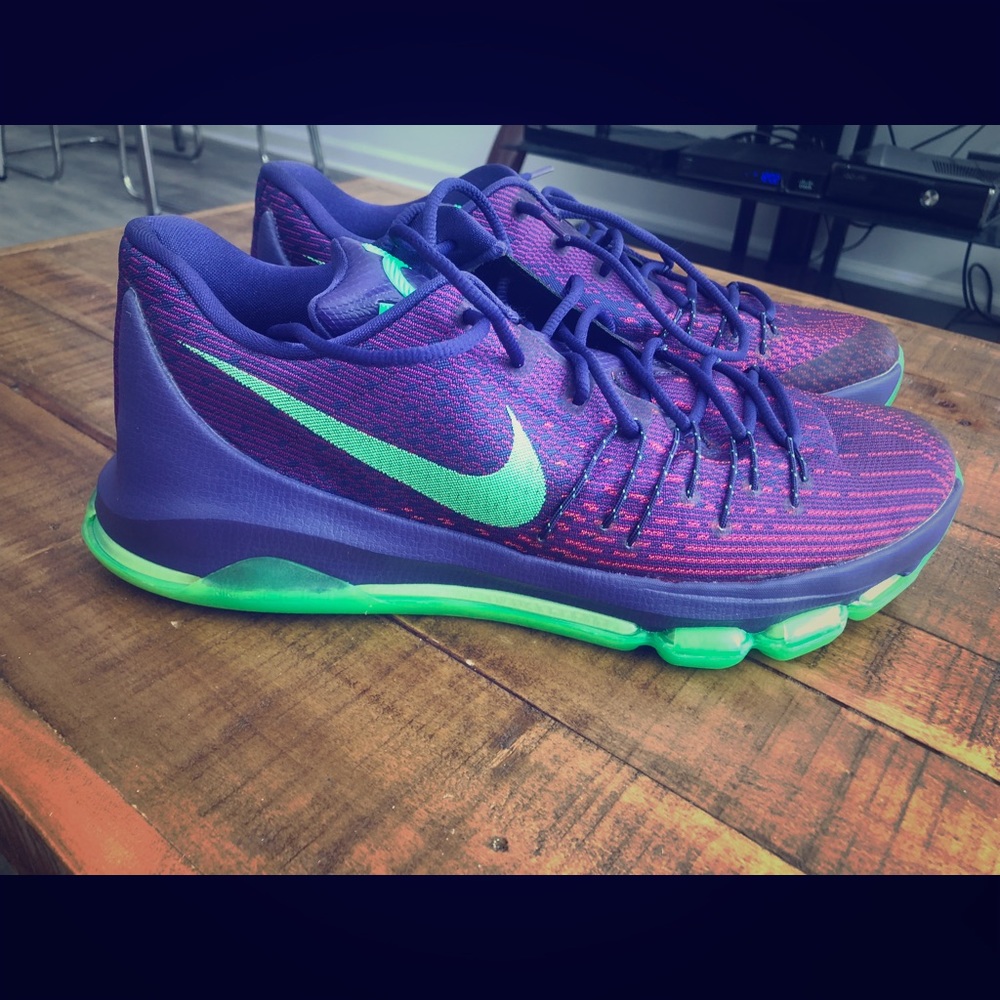 5 pairs of KD 8’s size 13.